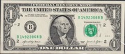 Banknot 1 dolar 2021 z USA  