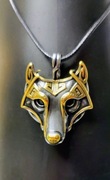 Wilk Tribal Viking Nordycki Celtycki, Wolf, naszyjnik, unisex męski damski