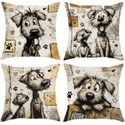 Poszewka na poduszkę 40x 40 motyw psa , 