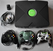 XBOX CLASSIC 1.6 MODXO + PrometheOS 500GB Dragon Loaded + 3 PADY - KOMPLET