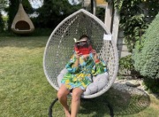 Kokon , fotel wiszący Bujak , hamak na stelażu 