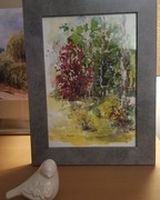 Obraz " Ogród" akwarela na papierze