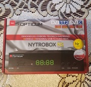 OPTICUM NYTROBOX NS dekoder tuner TV HD w techn. DVB-T2 H.265 HEVC i DVB-C