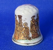 Naparstek Kolekcjonerski Porcelanowy Grecy Bogowie 