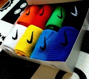 Skarpety Nike długie białe czarne kolorowe r.41-45. Zestaw 8 par