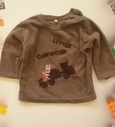 Cienki sweterek na napy bluza polarowa  6 miesięcy rozm. 68