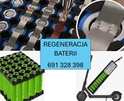 Naprawa, regeneracja, serwis baterii w hulajnodze, rowerze, wkrętarce itp.