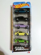 Hot Wheels Fast and Furious 5pak 5pack