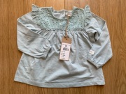 KappAhl Newbie bluzka top z falbanką r.80
