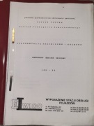 Dokumentacja DTR SDO 20 techniczno ruchowa