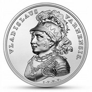 Moneta 50zł Władysław Warneńczyk 2015 SSA + folder UNC