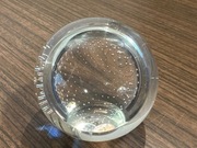 Śliczna szklana ozdoba przycisk do papieru miejsce na grawer