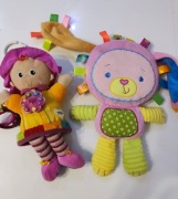 Lalka Lamaze Emilka + Sensoryczny Króliczek