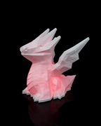 Lampa Nocna Smok Low Poly Geometryczny LED RGB Gaming EKO PL