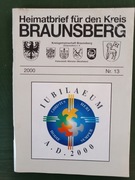Heimatbrief fur den Kreis  Braunsberg nr.13 2000 r.