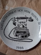 Talerz ozdobny: Selektor linii - Telefon jutlandzki - Scan-Lekven, 1986