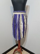 Ołówkowa spódnica hobbs 36 S flax len acetat