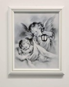 Obraz religijny - Anioł Stróż 25 cm/30 cm