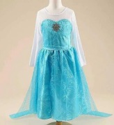 Strój Dla Dzieci Elza Kraina Lodu Sukienka 100