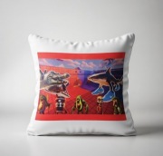 Italian Brainrot smieszny prezent dla dziecka poduszka 40 na 40