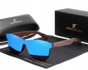 OKULARY PRZECIWSŁONECZNE KINGSEVEN UV400 Drewniane