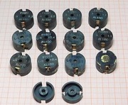 Rdzeń ferrytowy kubkowy AL100 M18/11 - CAŁY zestaw [0A9]9