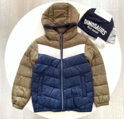 COOL CLUB Wiosenna KURTKA 116 Przejściowa Pikowana 2x H&M Czapka NOWA