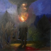 Strażnik Lasu – Harmonia Natury i Kosmosu Obraz akryl na płótnie 