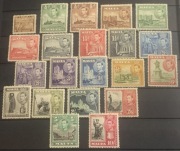 Malta - Kompletna seria definitywna 1938-1943 Król Jerzy VI (21 sztuk)