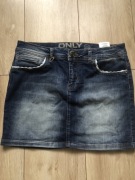 Mini spódnica jeansowa ONLY, stretch, rozm. M, z metki 29