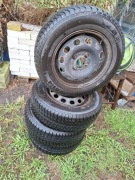 Felgi + opony Ford R14 4x108