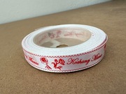 Kochanej Mamie Biała Florystyczna Dekoracyjna Tasiemka Wstążka Szpula