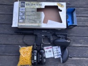 Duży zestaw do paintballa Tippmann + 2 butle HP + butla CO2 + kulki