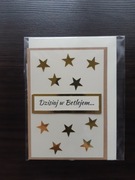 Ręcznie robiona kartka na święta Bożego Narodzenia