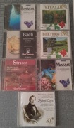 Kolekcja klasyki na CD. Bach, Beethoven, Chopin, Vivaldi, Strauss, Mozart.