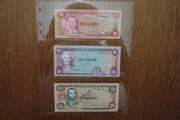 Jamajka zestaw banknotów 3 sztuki stan 1/1-