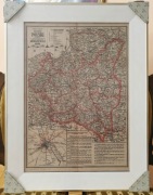 Mapa Polski z podziałem województw z 1930 roku