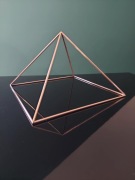 Piramida miedziana 25x25 cm   medytacja giza orgonity