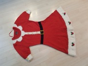 strój mikołajka elf skrzat mikołajkowa sukienka L XL nr 1419