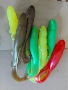 Węgorze na mamuśki. Sztuk 7. Wielkość prawie 40 cm. Waga okk 120 gr