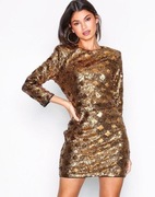 NLY Trend sukienka cekinowa XS 34