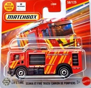 MATCHBOX model SCANIA XT FIRE TRUCK wóz bojowy straż pożarna