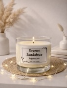 Świeca zapachowa Drzewo Sandałowe – 100% wosk sojowy – SojoweLove