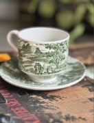 Zestaw do kawy porcelana Englisches hartsteingut broadhurst