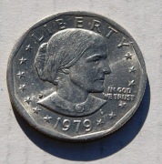 1 dolar 1979 P Susan Anthony one dollar  Stan !!
