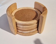 Zestaw podkładek pod szklanki / filiżanki / kubki (4 szt.)