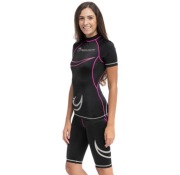 Koszulka kompresyjna damska z krótkim   rękawem 
