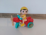 Elektryczny trójkołowiec ze światłami i muzyką