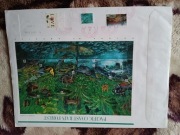 USA Mi 3100-3109 i 3265-3274 koperta duża z obiegu ptaki/ssaki