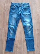 Spodnie skinny z wysokim stanem L